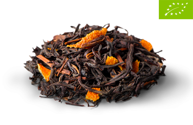 thé orange ecorce